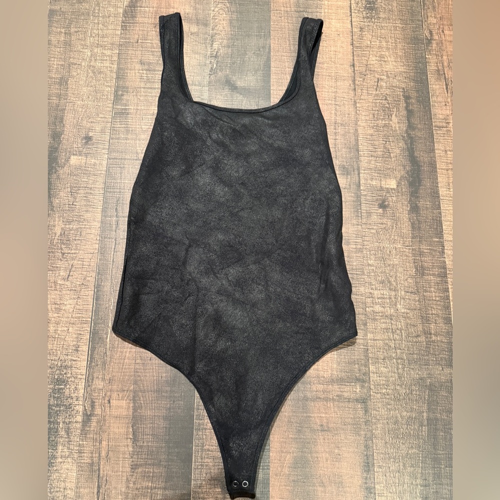 Abercrombie & Fitch Black Foil Bodysuit
